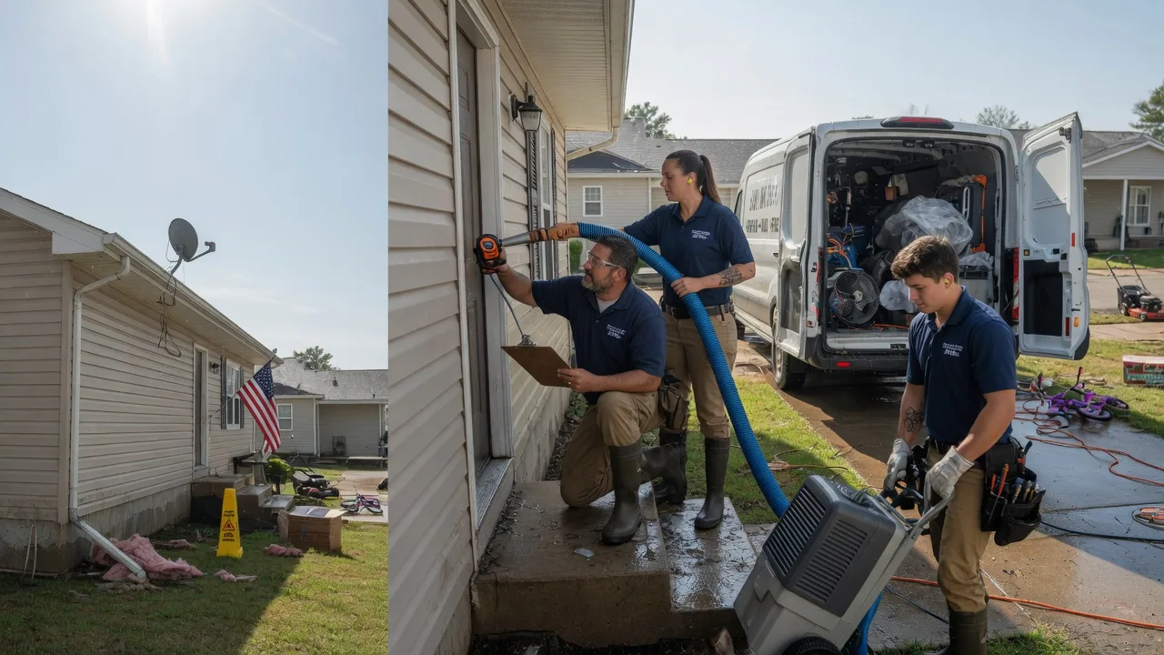 Ceiling Water Damage Restoration in Blackburn, MO near me